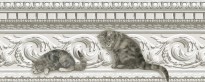 Cole and Son Whimsical Paddy and Louis Border 103-6025 Grey White 2